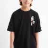 Skateboarder - short sleeve T-shirt black