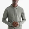 Polo shirt - slim fit green