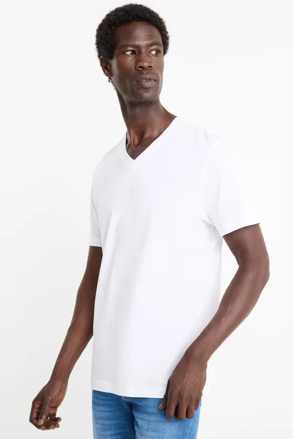 Multipack of 2 - T-shirt - regular fit white