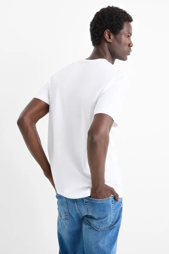 Multipack of 2 - T-shirt - regular fit white