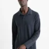 Polo shirt - slim fit dark blue