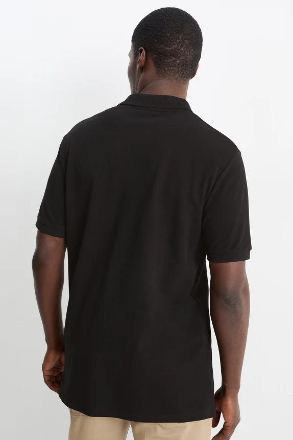 Polo shirt - regular fit black