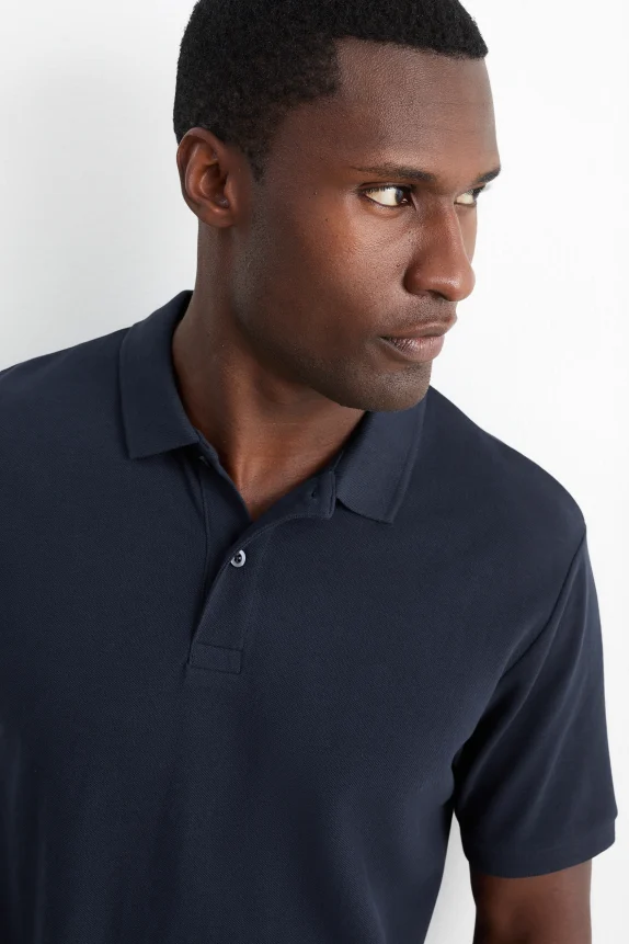 Polo shirt - regular fit dark blue