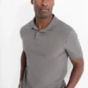 Polo shirt - regular fit dark gray
