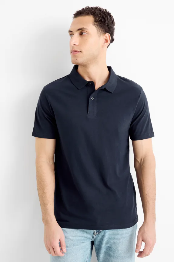 Polo shirt - regular fit dark blue