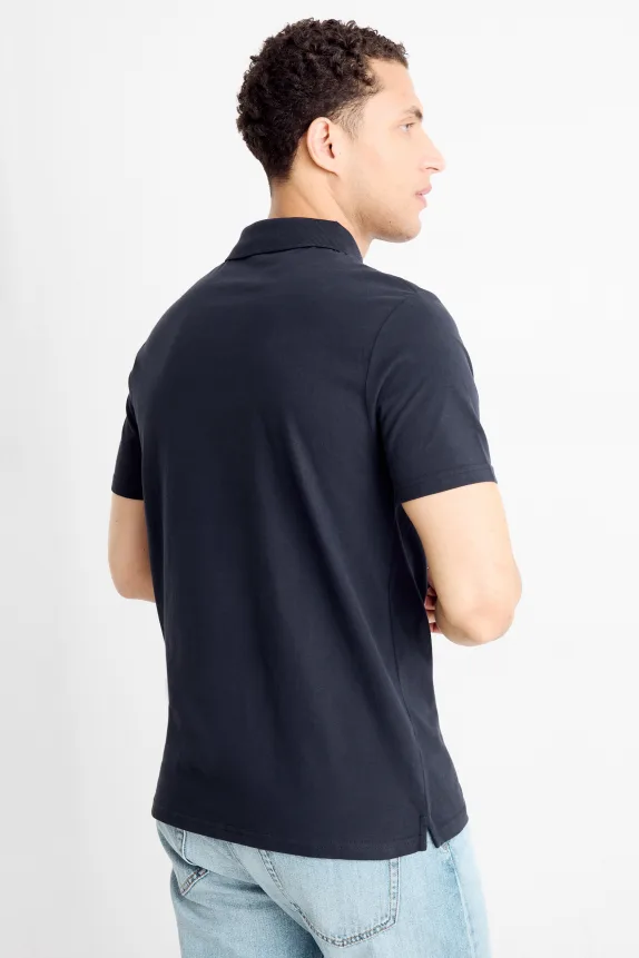 Polo shirt - regular fit dark blue