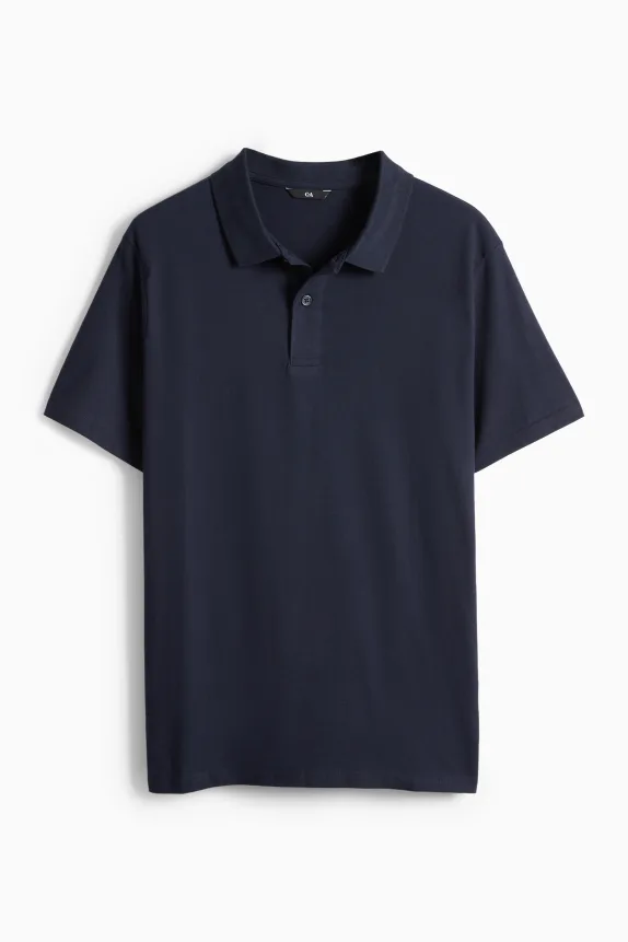 Polo shirt - regular fit dark blue