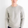 Jumper light gray-melange