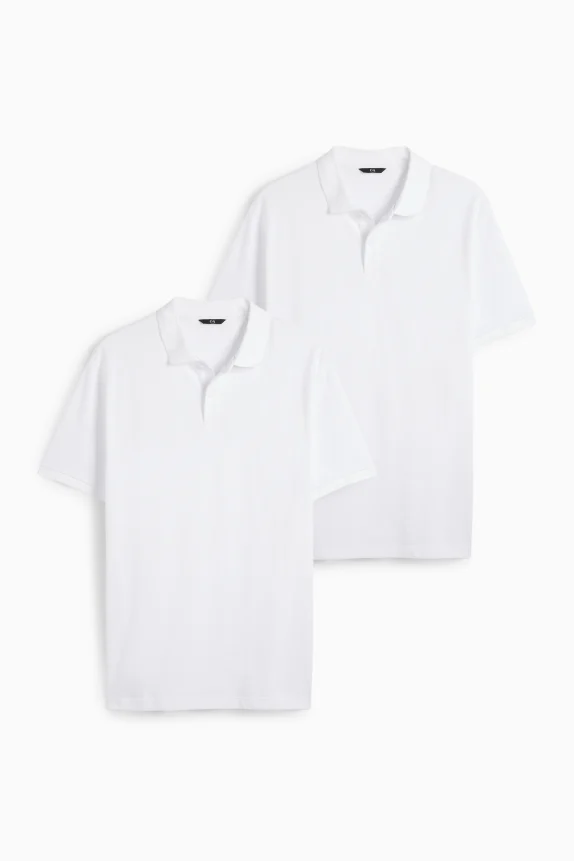 Multipack of 2 - polo shirt - regular fit white