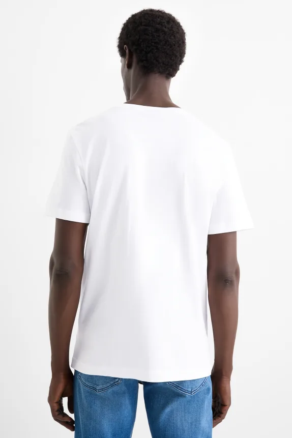 Multipack of 3 - T-shirt - regular fit white