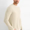 Jumper - textured light beige