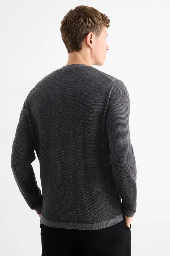Jumper - textured black