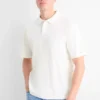 Polo shirt - relaxed fit white
