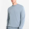 Fine knit jumper blue