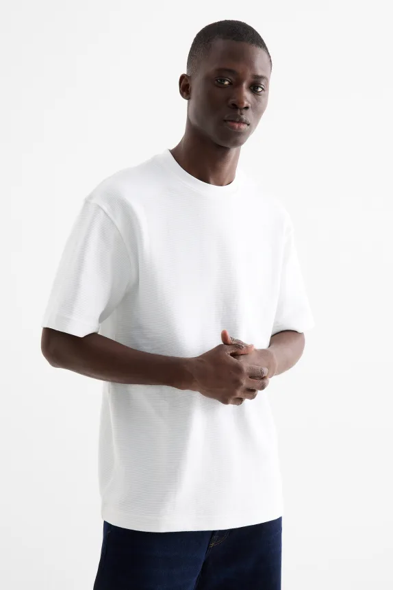 T-shirt - relaxed fit white
