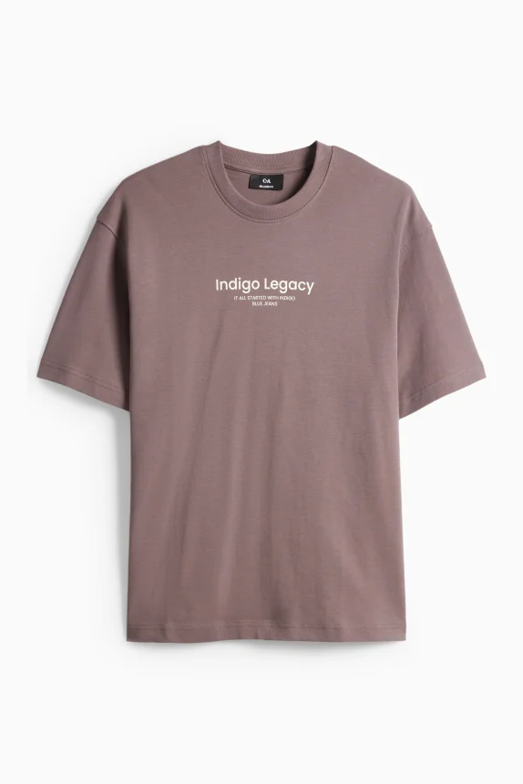 T-shirt - relaxed fit brown