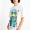 T-shirt - regular fit - Utagawa Hiroshige white