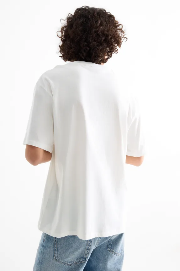 T-shirt - regular fit - Utagawa Hiroshige white
