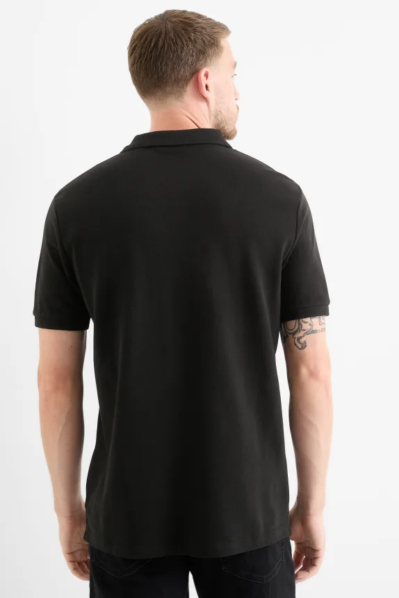 Polo shirt - regular fit black