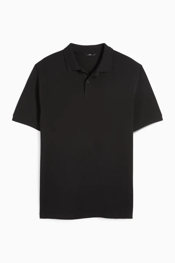 Polo shirt - regular fit black