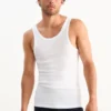 Multipack of 3 - vest - skinny rib white