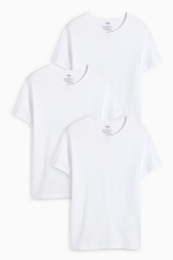 Multipack of 3 - vest white