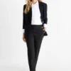 Cloth trousers - high waist - tapered fit black