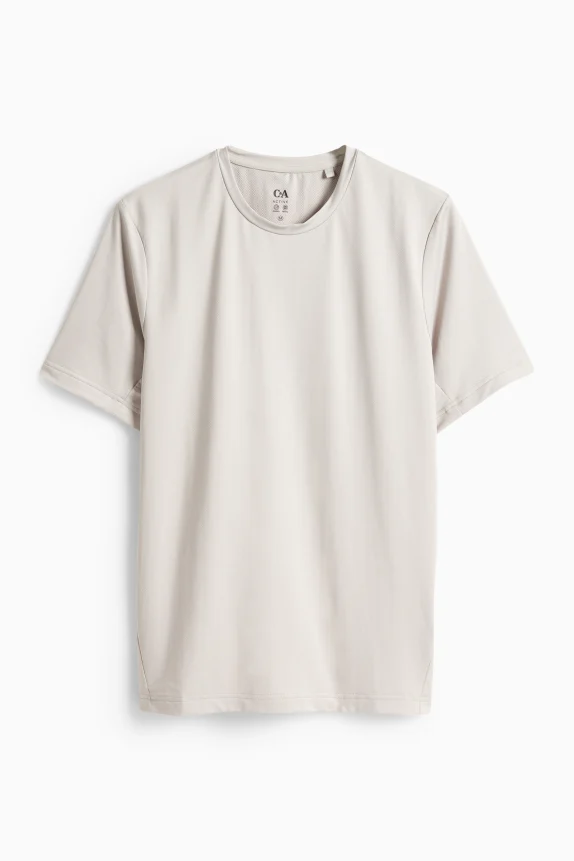 Active T-shirt - regular fit gray