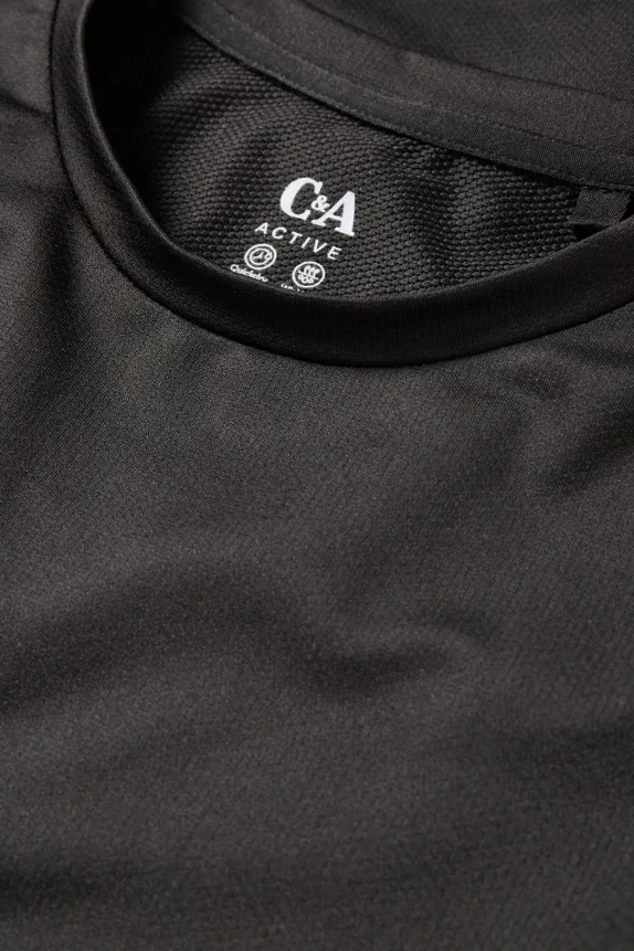 Active T-shirt - regular fit black