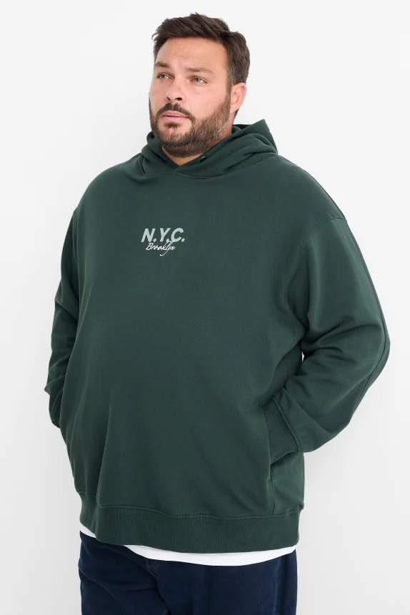 Hoodie dark green
