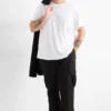 Thermal cargo trousers black