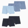 Multipack of 5 - trunks dark blue