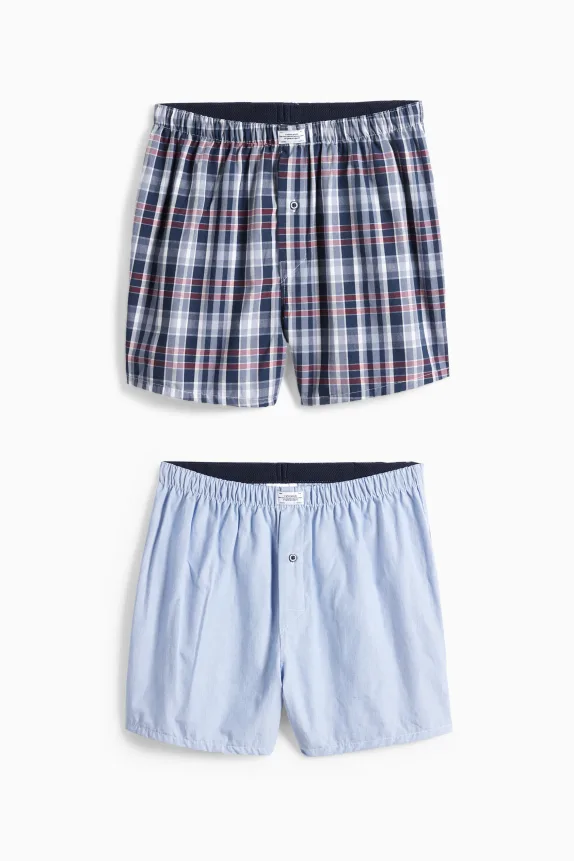 Multipack of 2 - boxer shorts - woven dark blue