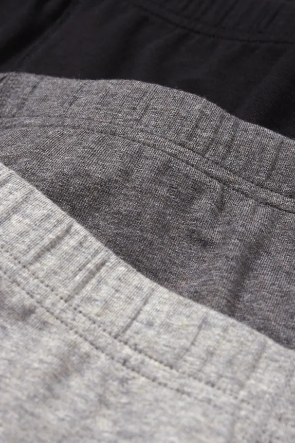 Multipack of 5 - trunks gray / black