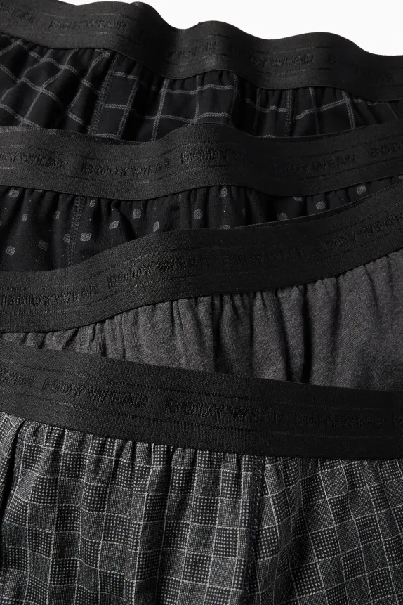 Multipack of 5 - trunks dark gray