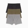 Multipack of 3 - trunks green / gray
