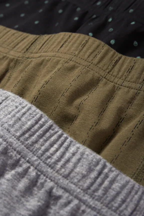 Multipack of 3 - trunks green / gray