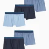 Multipack of 5 - trunks blue
