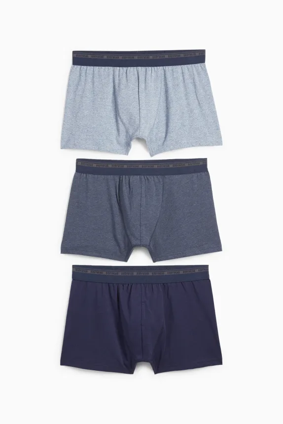 Multipack of 3 - trunks dark blue