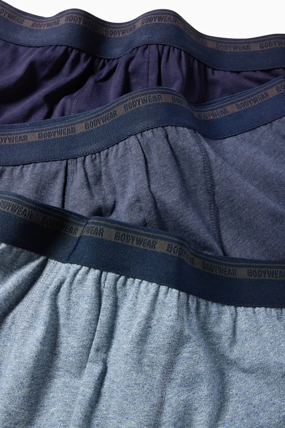 Multipack of 3 - trunks dark blue