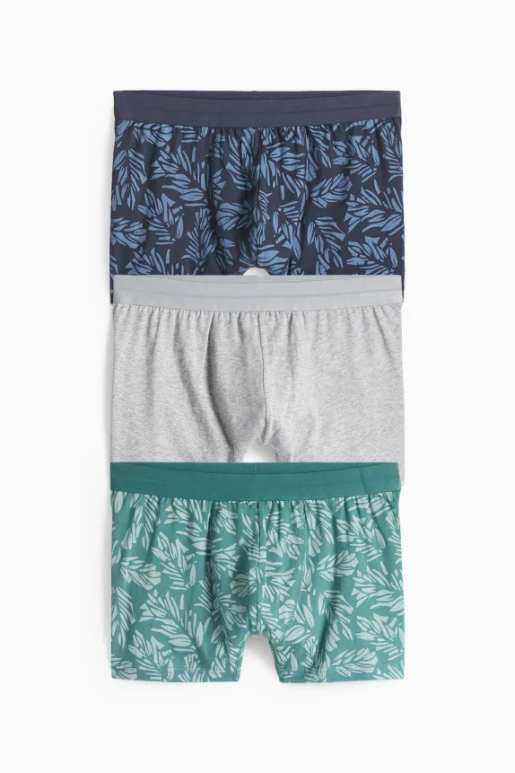 Multipack of 3 - trunks green / dark blue