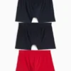 Multipack of 3 - trunks red / blue
