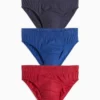 Multipack of 3 - briefs red / blue