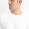 T-shirt - slim fit - skinny rib white