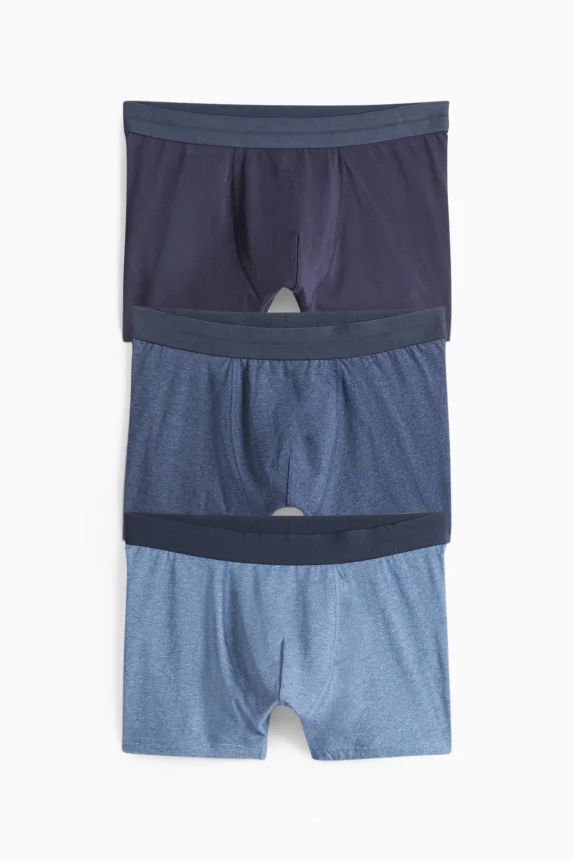 Multipack of 3 - trunks blue