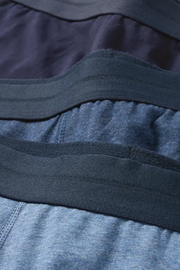 Multipack of 3 - trunks blue