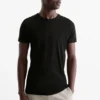 T-shirt - slim fit - skinny rib black
