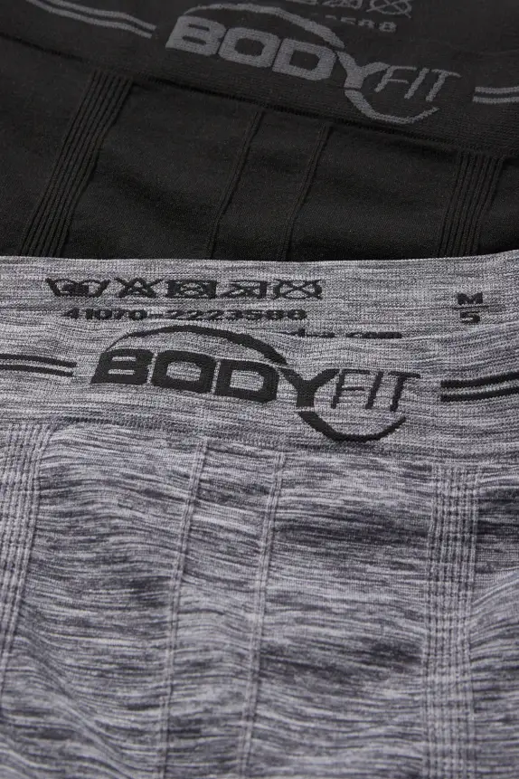 Multipack of 2 - trunks - seamless gray / black
