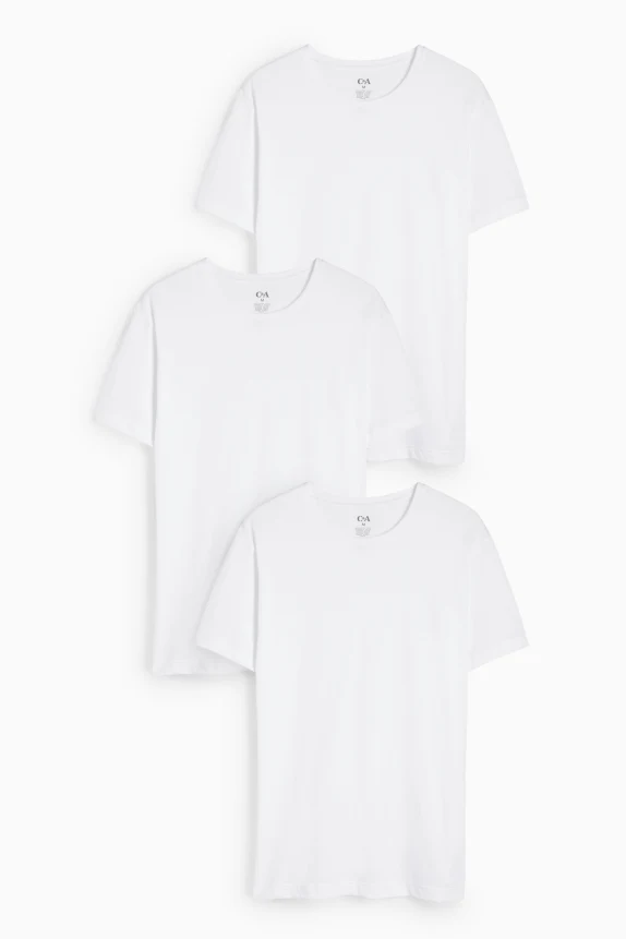 Multipack of 3 - vest white