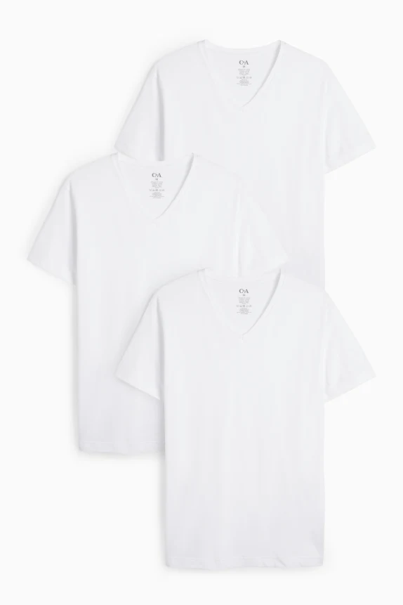 Multipack of 3 - vest white